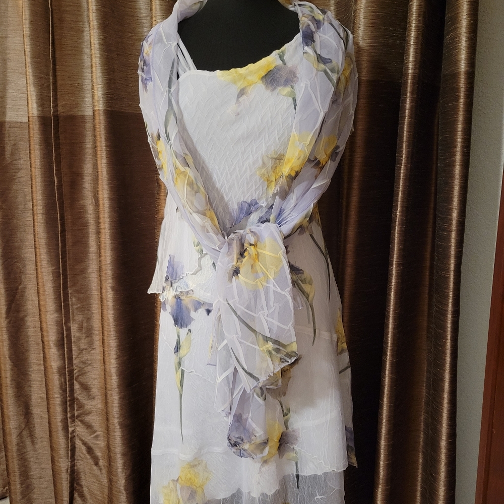 Komarov Dress & Matching scarf .